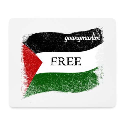 Youngmuslim Free Palestine! - Mousepad (Querformat)