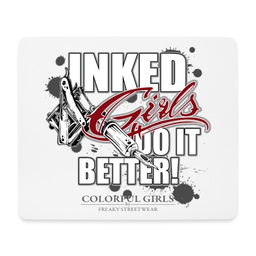 inked girls do it better - Mouse Pad (horizontal)