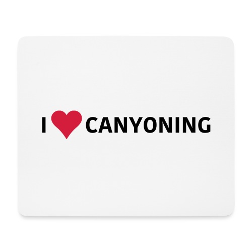I Love Canyoning - Mousepad (Querformat)