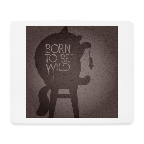 Born To Be Wild Cat - Mousepad (Querformat)