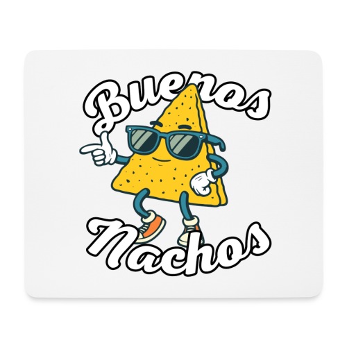 Nachos - Spanisch mit Wortwitz: Buenos Nachos - Mousepad (Querformat)