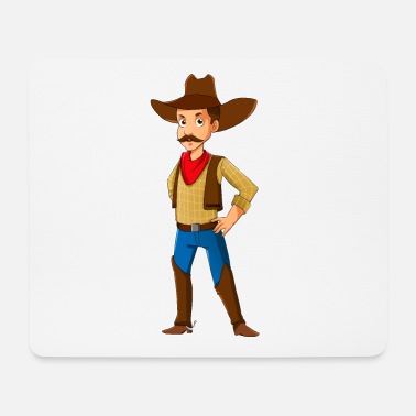 Cowboy Western Sheriff Cartoon Comic Kid Gift' Coasters | Spreadshirt