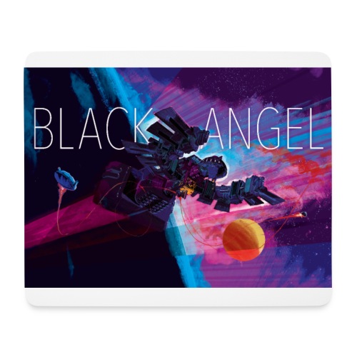 BLACK ANGEL COVER ART - Tapis de souris (format paysage)