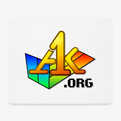 a1k Logo cr8y V1 - Mousepad (Querformat)