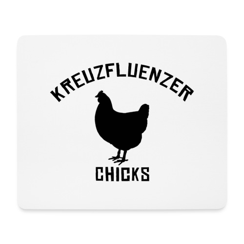 Kreuzfluenzer Chicks BLACK - Mousepad (Querformat)