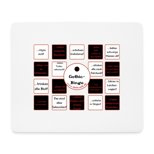 Das ultimative Gothic-Bingo! - Mousepad (Querformat)