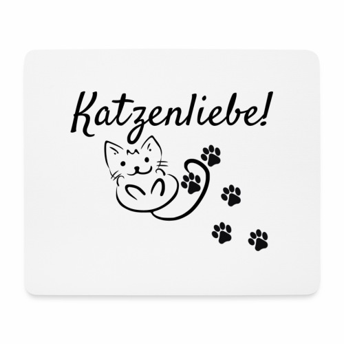 Katzenliebe - Mousepad (Querformat)