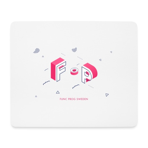 Func Prog Sweden Logotype - Mouse Pad (horizontal)