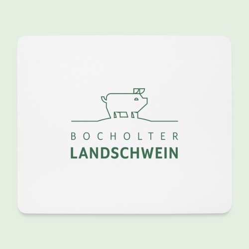 Bocholter Landschwein pur - Mousepad (Querformat)