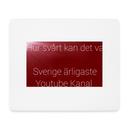 Sveriges Ärligaste Youtube Kanal - Musmatta (liggande format)