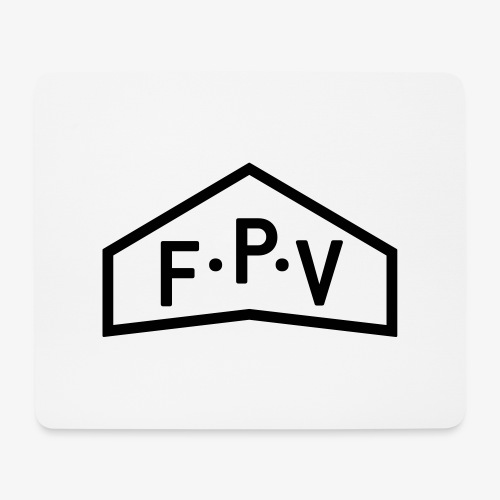 FPV logo - Tapis de souris (format paysage)