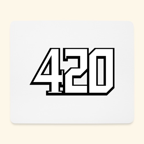 420 hip hop cannabis - Mouse Pad (horizontal)