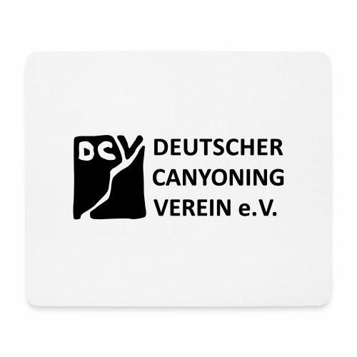 DCV Logo einfarbig - Mousepad (Querformat)