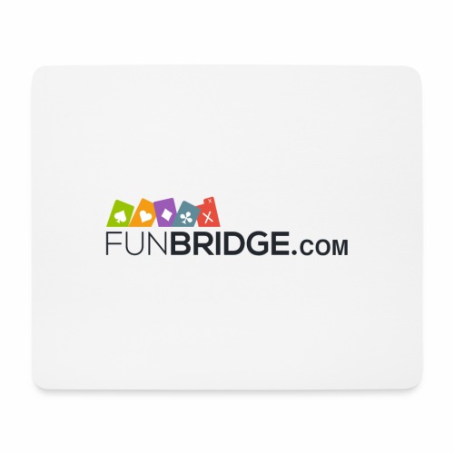 Logo Funbridge - Podkładka pod myszkę (orientacja pozioma)