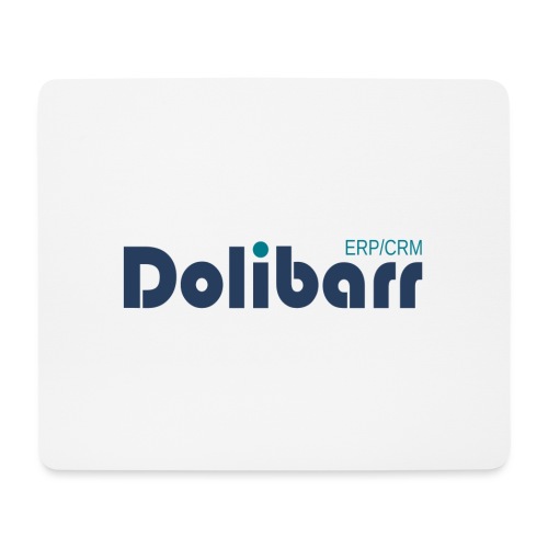 Dolibarr Logo new blue - Tapis de souris (format paysage)