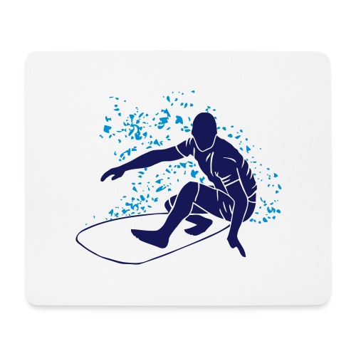 Surfing - Surfer - Surfen - Mousepad (Querformat)