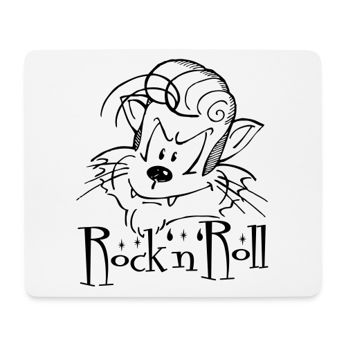 Rock'n'Roll Cat - Mousepad (Querformat)