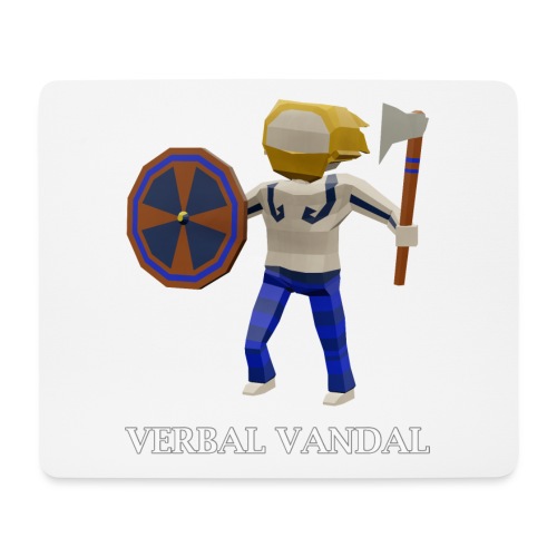 Verbal Vandal (English) - Mouse Pad (horizontal)
