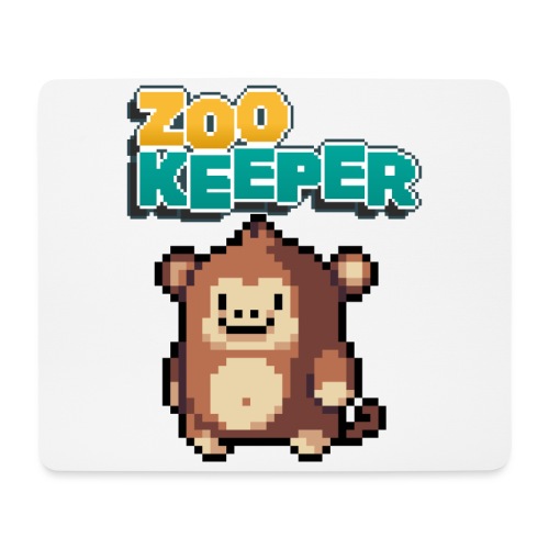 ZooKeeper Gibbon - Mouse Pad (horizontal)