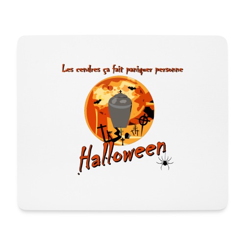 Halloween Cendre Urne - Tapis de souris (format paysage)