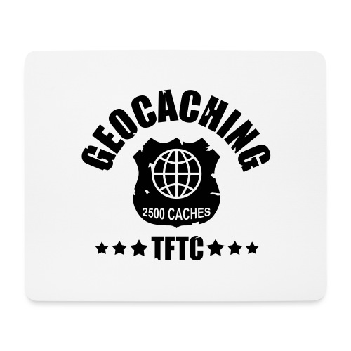geocaching - 2500 caches - TFTC / 1 color - Mousepad (Querformat)