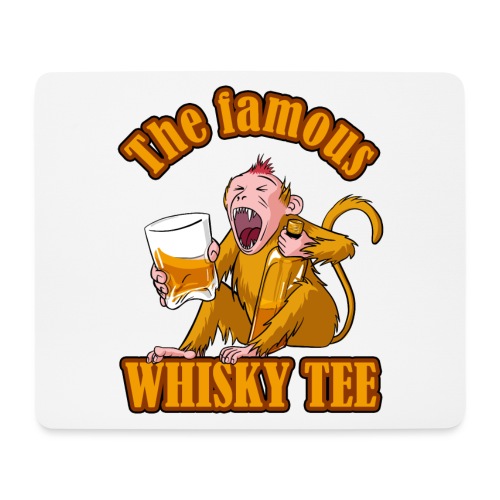 THE FAMOUS WHISKY TEE ! (dessin Graphishirts) - Mouse Pad (horizontal)
