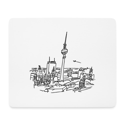 Le panorama de Berlin - Tapis de souris (format paysage)