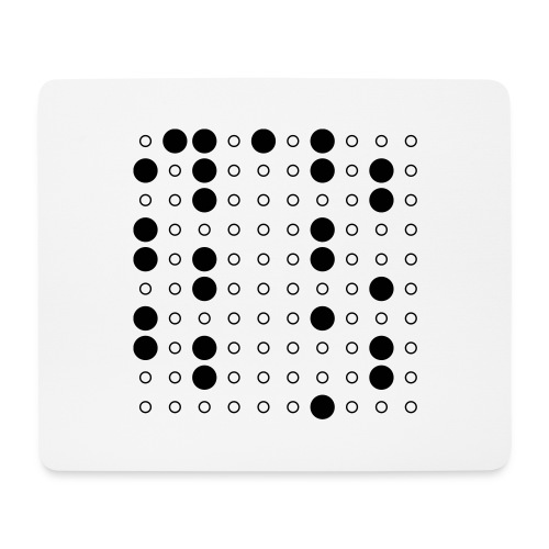 Nerdy Design Primzahlen bis 100, Version 2/prim - Mousepad (Querformat)