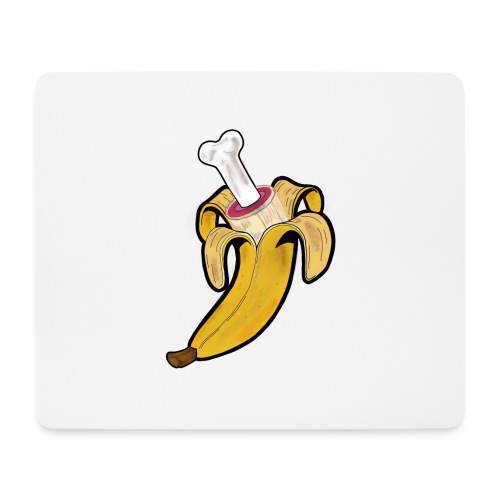 Die zwei Gesichter der Banane - Mousepad (Querformat)