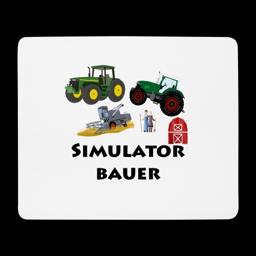 Ich bin ein SimulatorBauer - Mousepad (Querformat)
