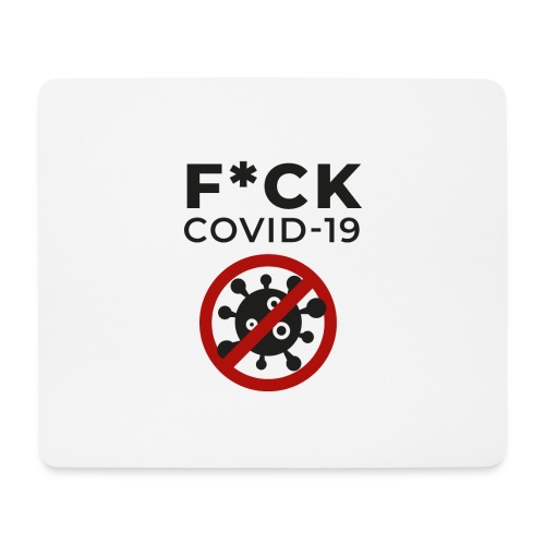 F*CK COVID-19 (DR27) - Mousepad (Querformat)