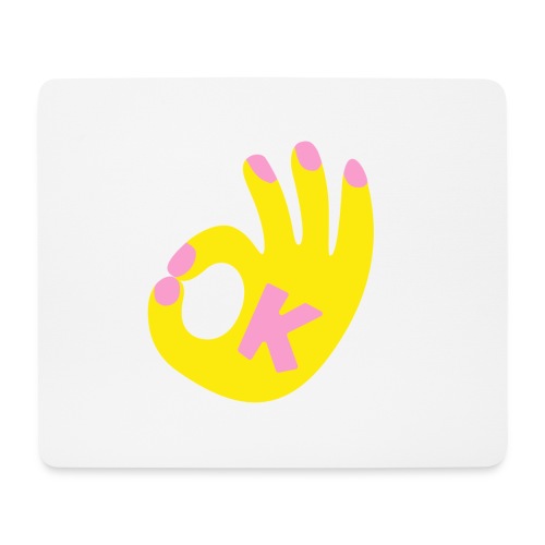 Handgeste OKAY - Mousepad (Querformat)