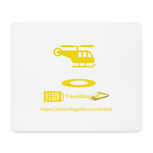 TravelBlog Helicopter - Mouse Pad (horizontal)