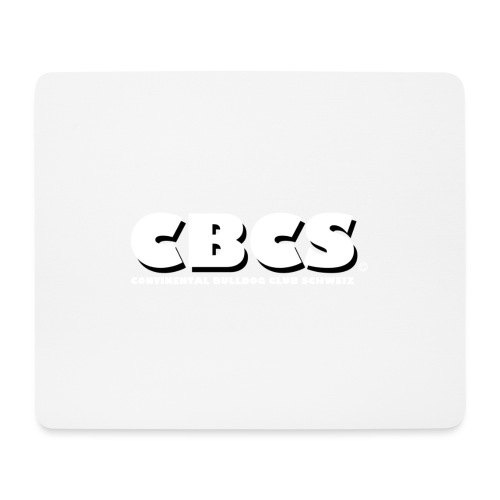 CBCS Wortmarke negativ - Mousepad (Querformat)
