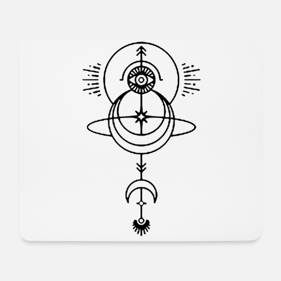 Black magic symbol' Mouse Pad | Spreadshirt