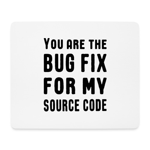 Programmierer Beziehung Liebe Source Code Spruch - Mousepad (Querformat)