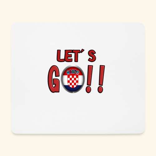 Go Croatia - Tappetino per mouse (orizzontale)