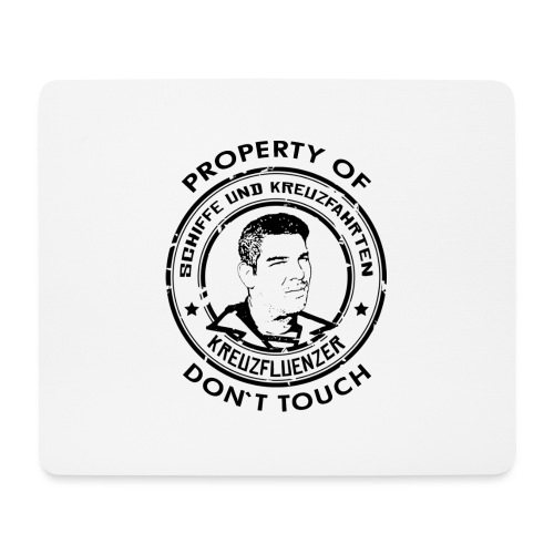 Property of your Highness RUND Black - Mousepad (Querformat)