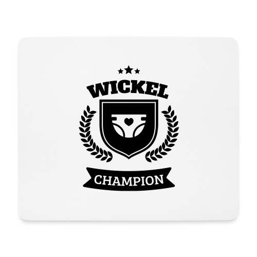 Windel Wickel Wechsel Champion - Mousepad (Querformat)