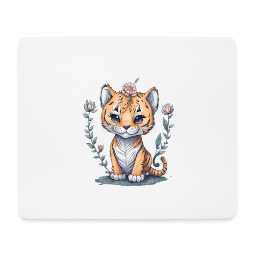 cucciolo tigre - Tappetino per mouse (orizzontale)