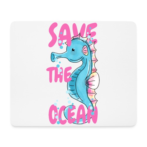 save the ocean - Mousepad (Querformat)
