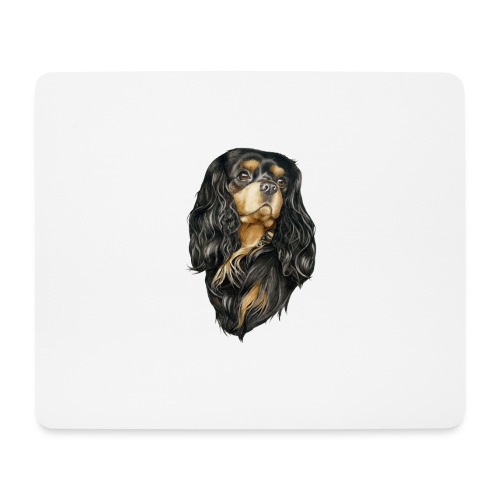Black and Tan Cavalier - Mousepad (Querformat)