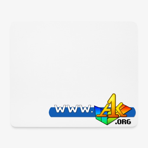 a1k Logo cr8y V3 - Mousepad (Querformat)