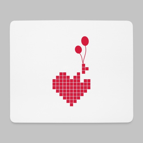heart and balloons - Mouse Pad (horizontal)