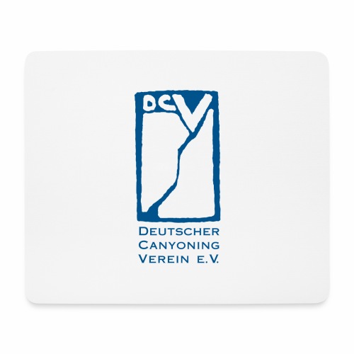 DCV T-Shirt Gründungslogo Blau und Schrift - Mousepad (Querformat)