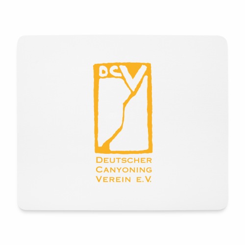 DCV T-Shirt Gruendungslogo Goldgelb und Schrift - Mousepad (Querformat)