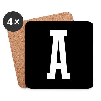 Staff - Coasters (set of 4) - white - Front