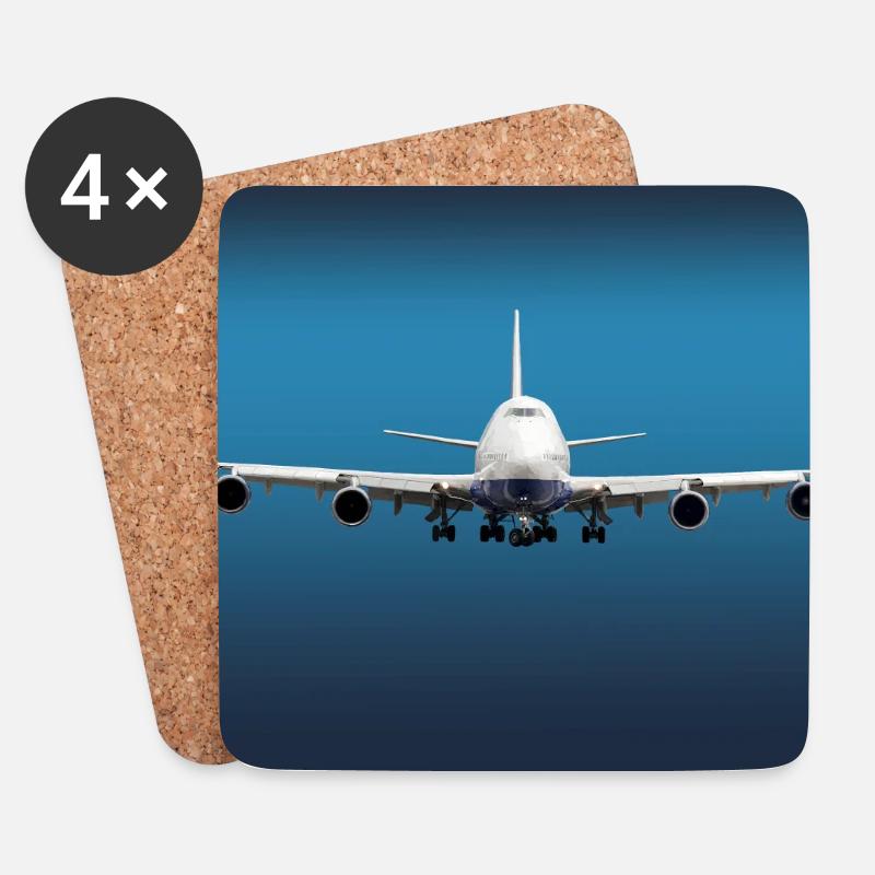 747 - Untersetzer (4er-Set) - Weiß