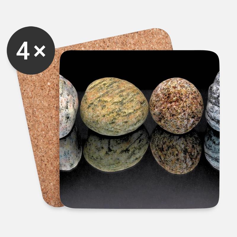 Granite - Coasters (set of 4) - white