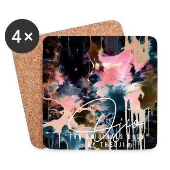 Ojio-Constellart -Voie lactee - Dessous de verre (lot de 4) - blanc - Devant